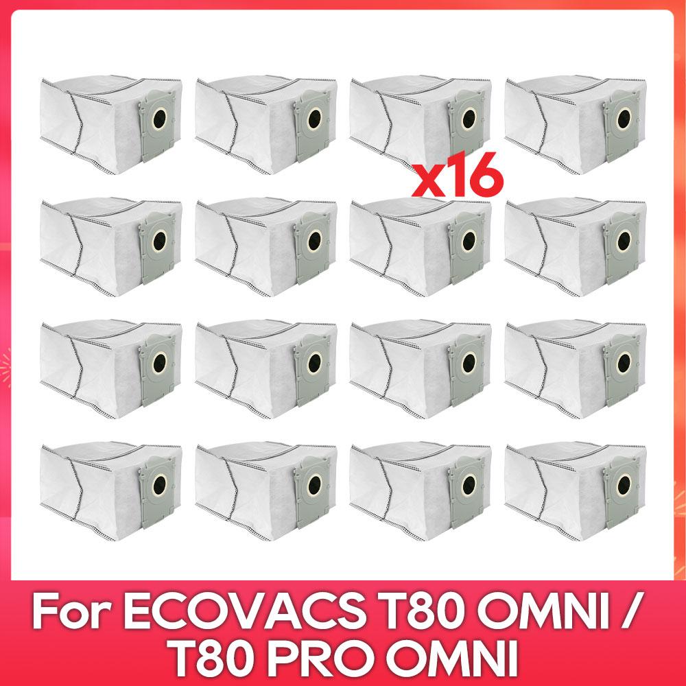 Подходит для ( ECOVACS T80 PRO OMNI / T80 OMNI ) Запчасти для пылесоса Основной ролик Ткань для швабры Боковая щетка Пылесборник HEPA-фильтр Аксессуары