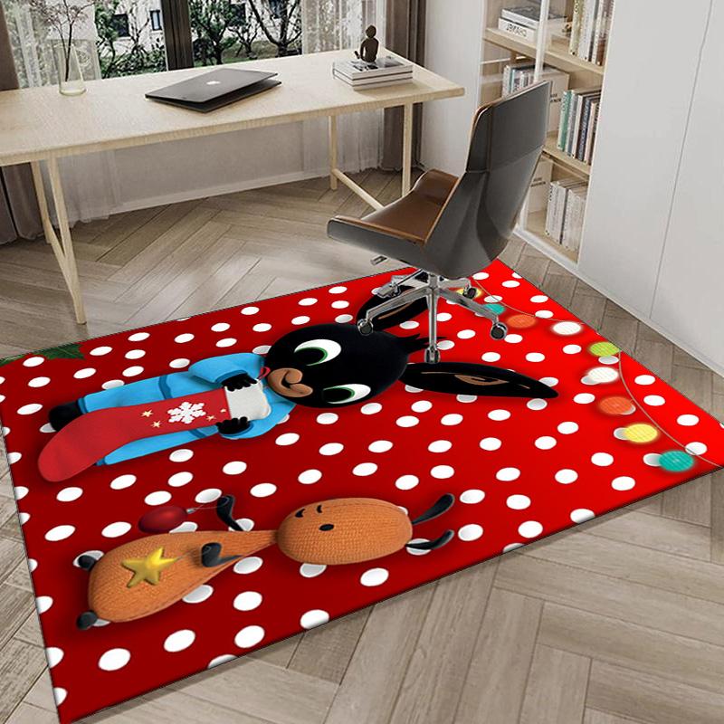 Bunny's Cozy Hug Carpet, Chair Rug,Rug for Office Bedroom living rooms, Doormat decor Fan Gift Christmas Gift