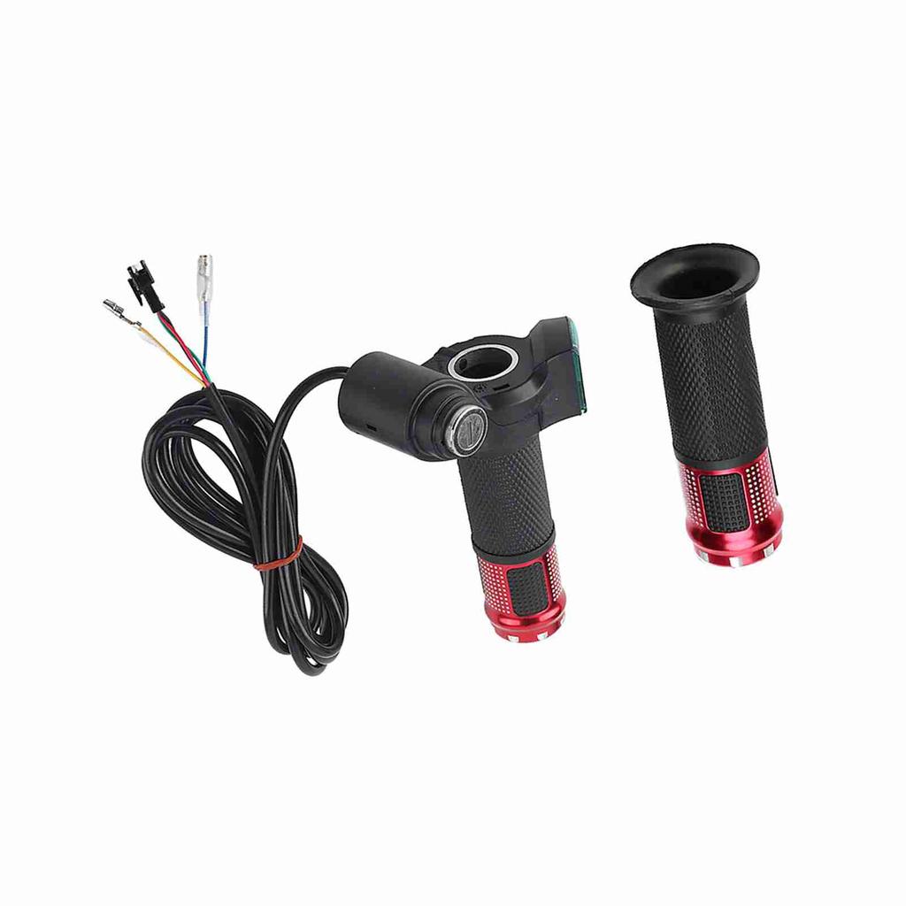 5 Wires   Throttle Grips With LED Display And Key Lock For Electric Bike(golden)