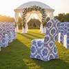 Dust-proof Bronzing Elastic Chair Cover Full Cover Wedding Chair Cover  Restaurant
