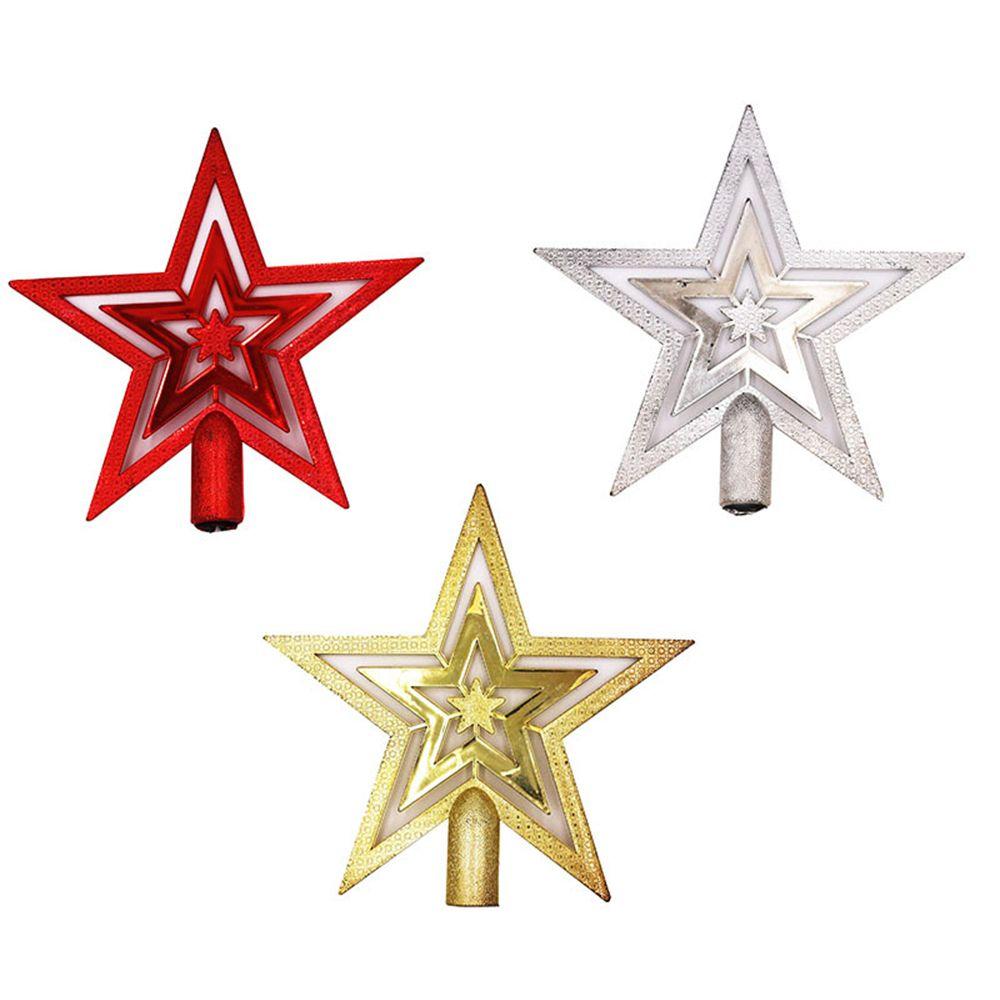 Home Gift Topper Christmas Decoration Treetop Christmas Tree Top Star Hang Sparkle
