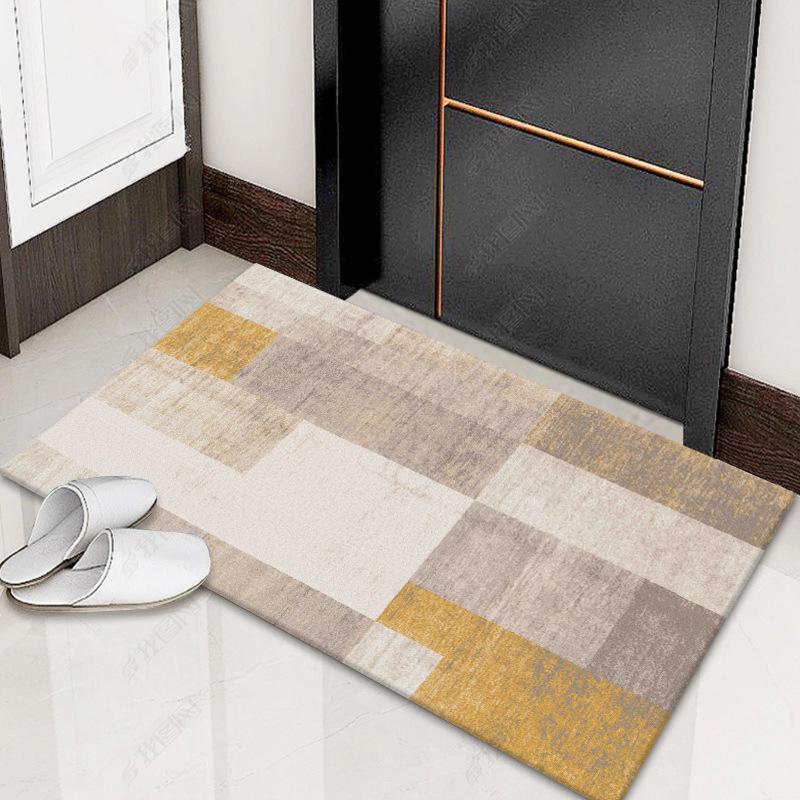 Absorbent Bathroom & Kitchen Mats - Easy-Care, Trendy Entrance Floor Mats