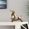 1 шт. Счастливая корова, изделия из смолы, современное простое украшение в стиле легкой роскоши, дом, гостиная, ТВ-тумба, офисное украшение