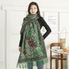 Women's Ethnic Style Jacquard Shawl: Thick, Warm Imitation Cashmere Scarf for Autumn/Winter