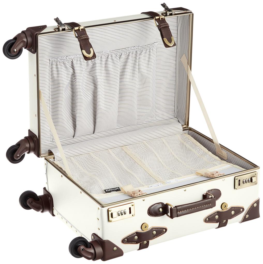 Чемодан для перевозки багажа EUR3054 Trunk Carry Eurasian trunk 26 л 55 см S [Siffle] 3,3 кг размер Ivory/Brown