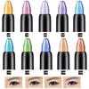 Women Highlighter Eyeshadow Pencil Cosmetic Glitter Long-lasting Eyeliner Pen