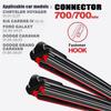 (28"+28") Крючковые стеклоочистители для Chrysler Voyager, Kia Carens IV, Ford Galaxy, Dodge Caravan и Grand Caravan