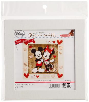 Fukusan Deco Craft Набор для изготовления рамки Disney Микки и Минни (2) SFD-1174