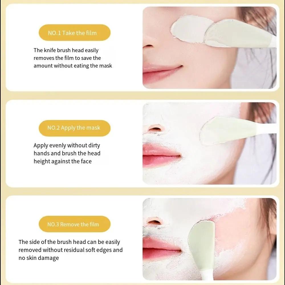 Silicone Facial Clean Brush Double Head Skin Care Tools Beauty Facial Massage Brush