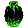 2025 Creative Flame 3D Print Hoodie, Cool Hoodies Mens,Spring Autumn Pullover Hooded Sweatshirt,Oversized Harajuku Y2k Clothes