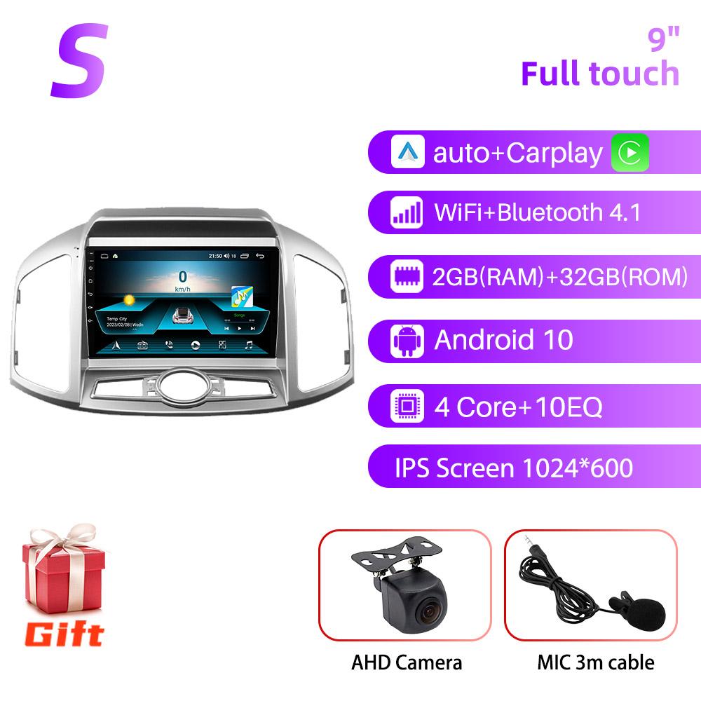 2 Din Android Car Radio для Chevrolet Captiva 2012-2017 9" стерео приемник GPS Bluetooth-совместимая навигация Мультимедийный проигрыватель