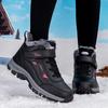 2023 Autumn/Winter Cross-Border Thick Velvet Warm Snow Shoes for Men & Women, Large Size 48
