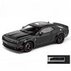 1:24 Dodge Challenger Hellcat Redeye Alloy Diecast Car Model High Simulation Ornament Toy Sound & Light Pull Back Holiday Gifts