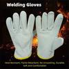Cowhide Labor Gloves Thick Safety Gloves New Mechanic Glove