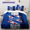 SC Heerenveen  Комплект постельного белья с рисунком  Декор для дома  Подарок (1 пододеяльник + 2 наволочки без наполнителя)