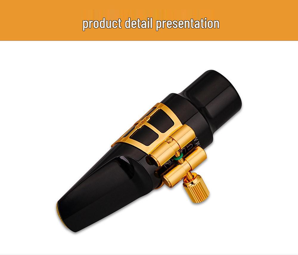 KUNO Jiu Ye Metal Cassette Clip 83 Series: High-Middle Tenor Bakelite Flute Mouthpiece Clip