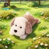 Милая плюшевая игрушка-подушка в виде щенка с наполнителем из полипропиленового хлопка для детей и взрослых