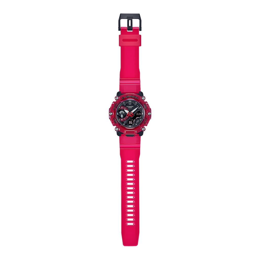 Casio Мужские кварцевые часы GA-2200SKL-4A из смолы, водонепроницаемые 200 м, ударопрочные, цифровые
