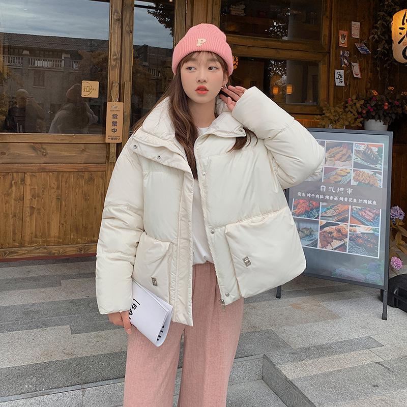 Короткий пуховик, женская свободная толстая куртка, зима 2023, новый стиль