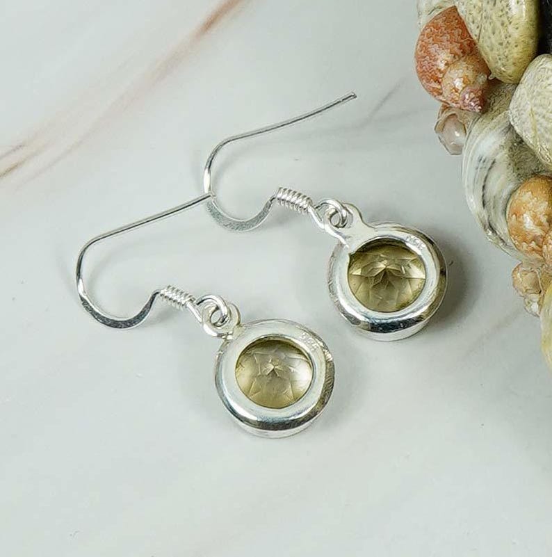 Solid 925 Sterling Silver Earring, Birthstone Earring, Handmade Earring, Designer Earring, Statement Earring
