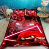 Duvet Cover Sonic Hedgehog Cartoon Bedding Set Comforter Cover with 2 Pillocase Bedroom Dormitory Best Gifts