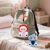 Vinyl Face Mushroom Baby Plush Toy Car Pendant Girl Backpack Pendant Cute Keychain Pendant