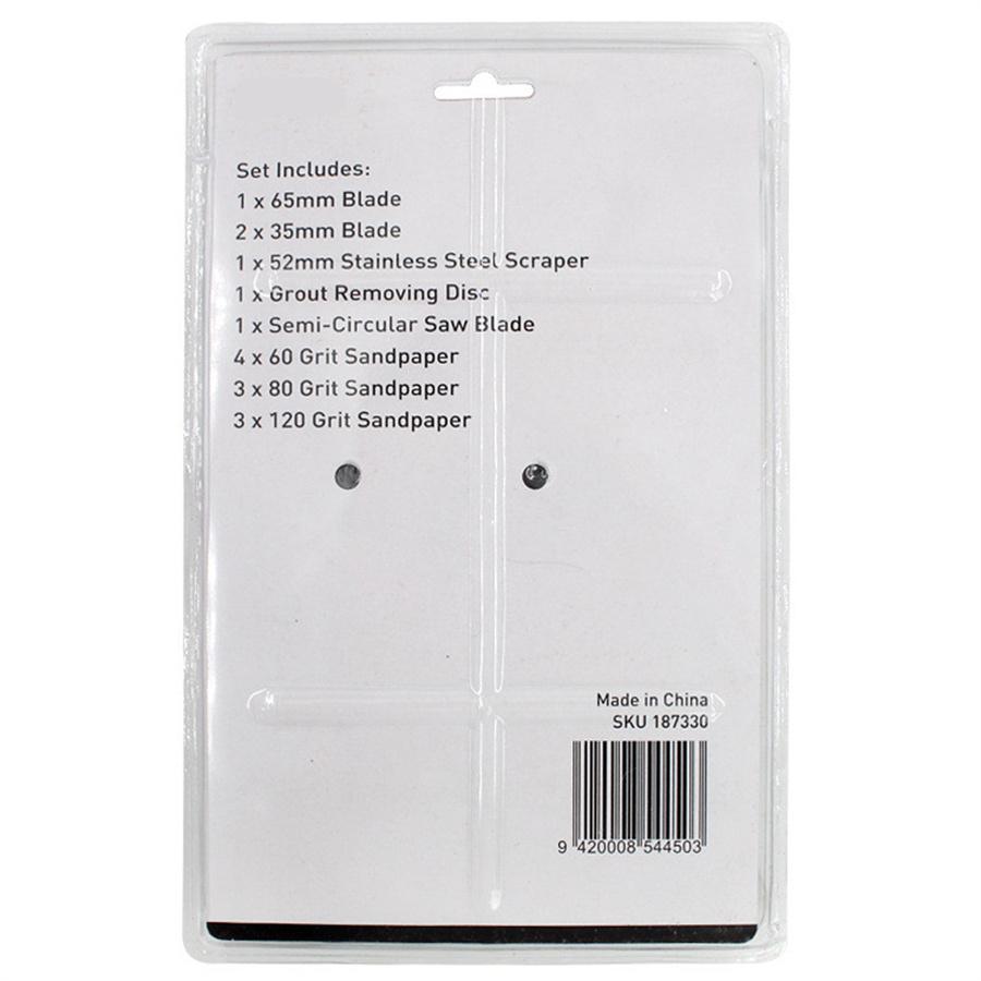 16 шт. Многофункциональные аксессуары для пильных полотен Колеблющийся набор Мульти Быстросъемный Шлифовальный Режущий инструмент Для Реноватора Электроинструменты