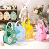 Handmade Felt Easter Bunny Basket Perfect for Fun Holiday Celebrations
