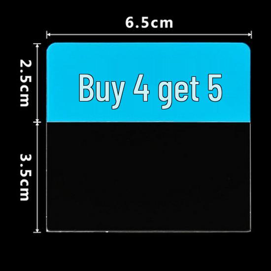 Прозрачный ПВХ рукав для полочных ценников для аптеки и магазина детских товаров