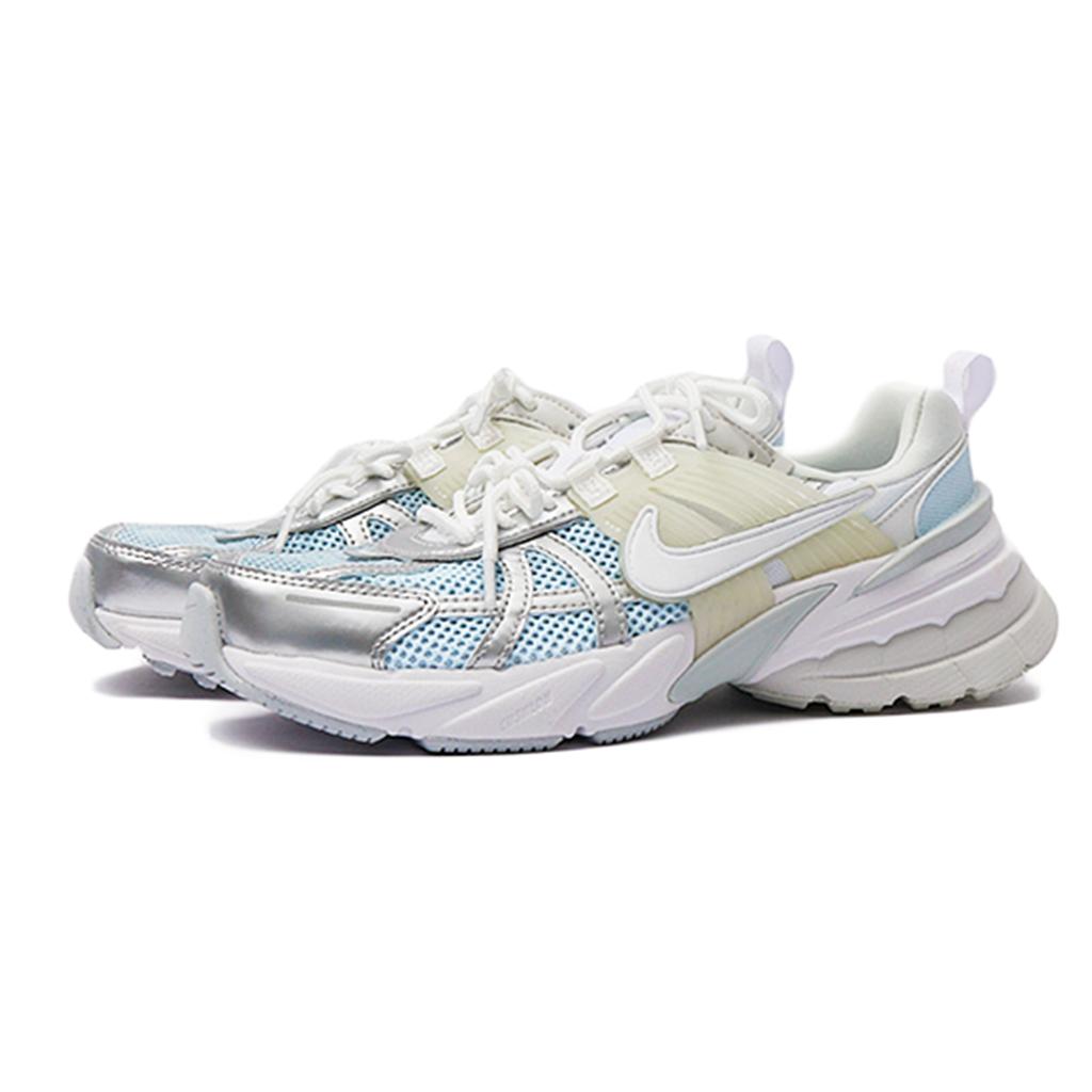 Nike V2K Run Устойчивые к истиранию Дышащие Устойчивые к истиранию Дышащие Низкие Повседневные Беговые Кроссовки Женские FD0736-104(Команда15-)