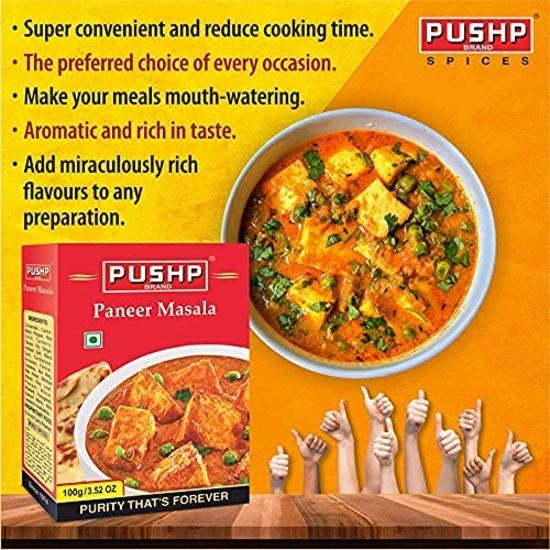 Коробка с паниром масала Pushp Brand (100 г Упаковка 1 шт.), Овощная масала