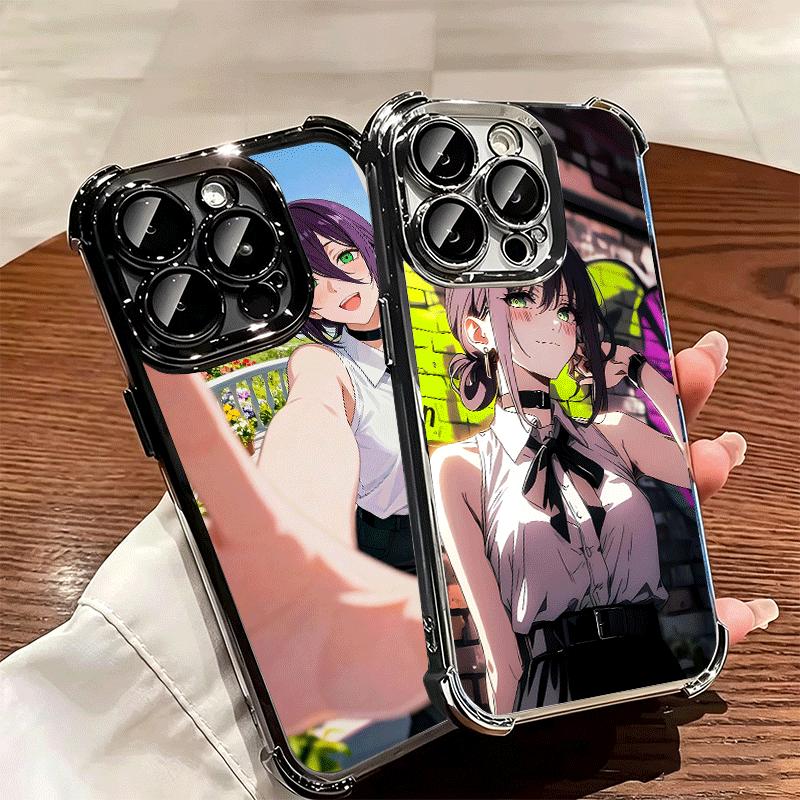 Аниме Персонаж R-Reze CSM Мягкий Чехол Для Телефона Для iPhone 15 16 17 Air 14 Pro Max 16E Plus 13 12 Mini Покрытие Защита От Падения Fundas