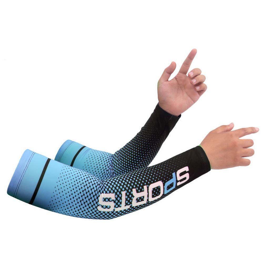 Outdoor UV Protection Ice Sleeves Cycling Arm Sleeves Sunscreen Headscarf Sports Cooling Sleeves