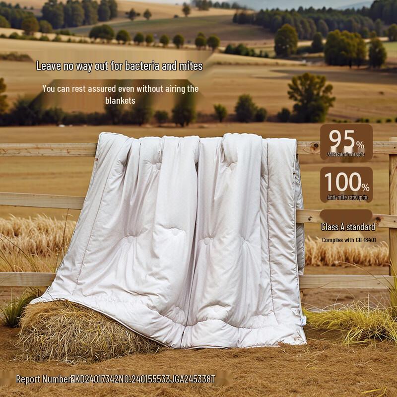 Mercury Home Textiles Стеганое одеяло из австралийской шерсти класса А