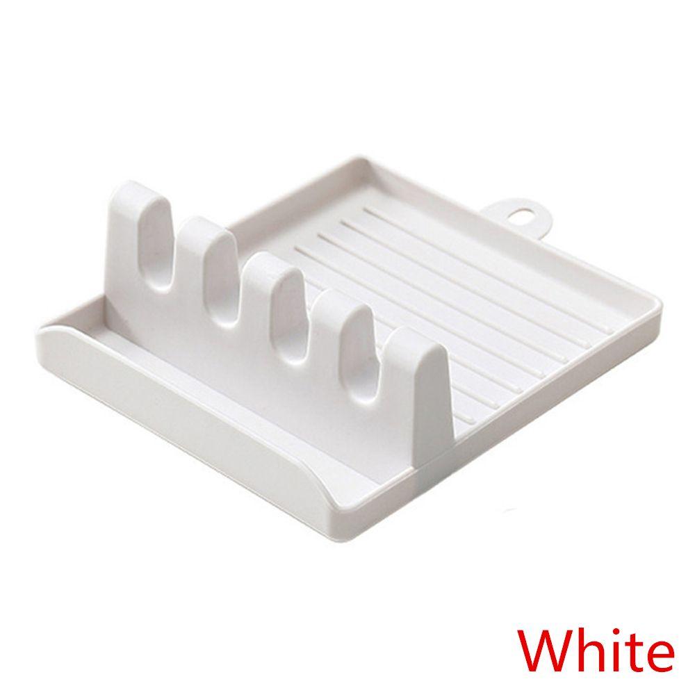 Stove Organizer Cap Shelf Spoon Rest Wall-mounted Pot Lid Holder Pots Cover Rack Spoon Holder