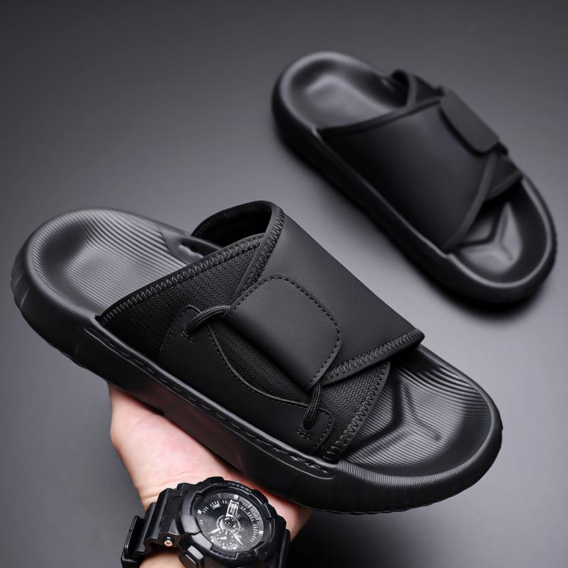 Men's Slippers Summer Fashion Casual Wear Comfortable Soft-soled Youth Outdoor Dual-purpose Beach Shoes