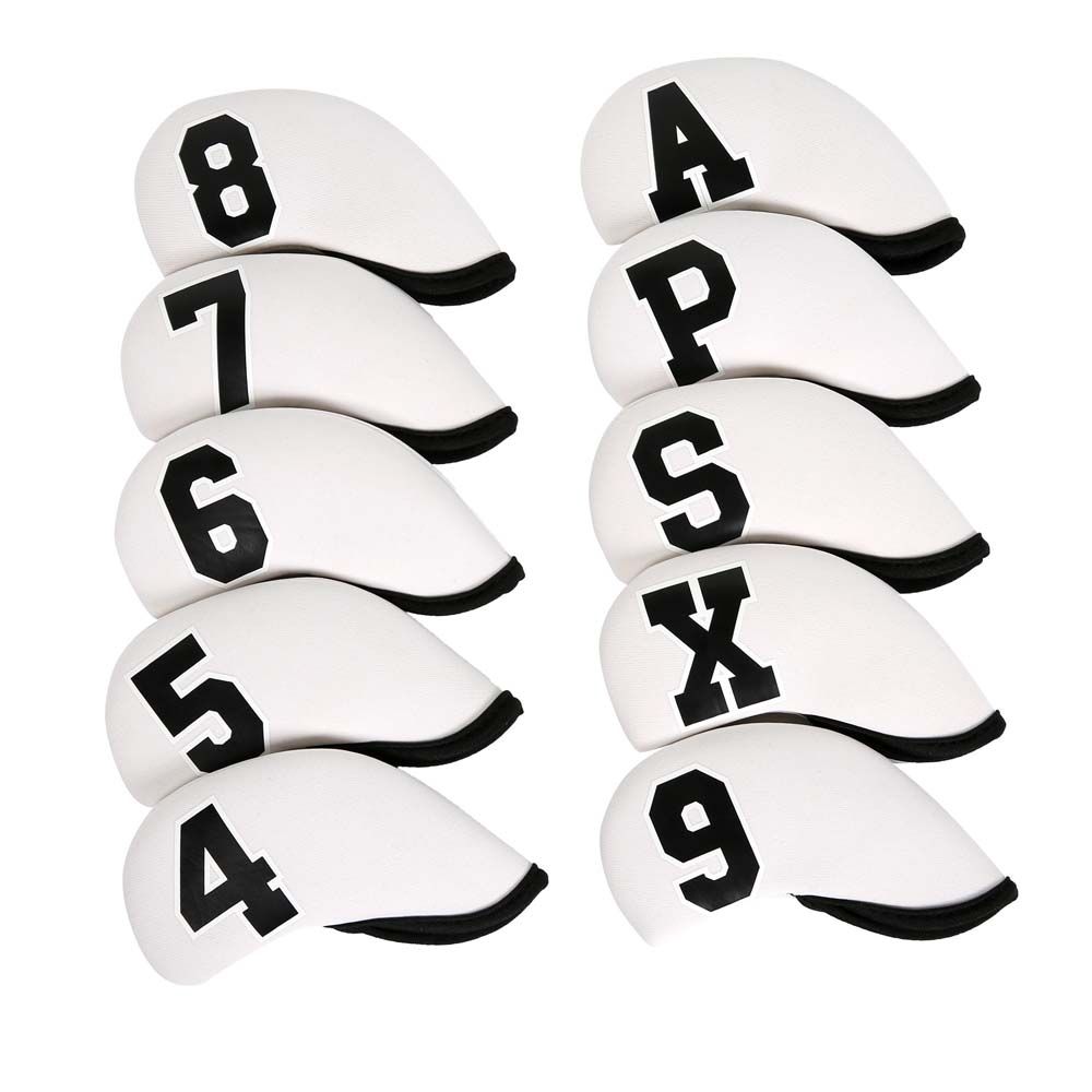 Golf Putter Accessories Golf Iron Headcover Golf Iron Covers Set Golf Head Cover Protector Case