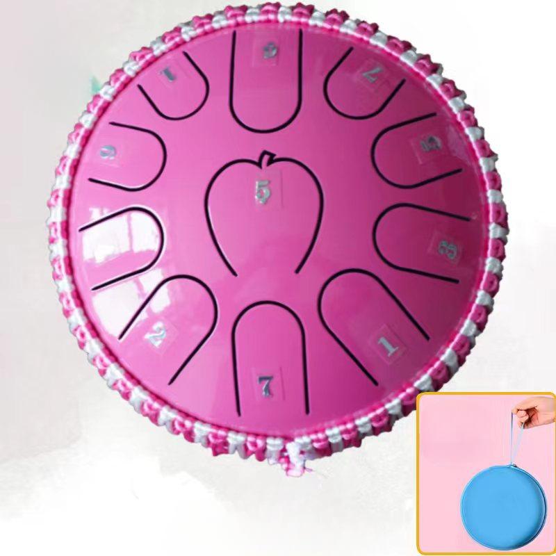 7 Inch Tongue Drum Sound Therapy Small Tongue Drums Professional Child Percussion Music Instrument Accessories Yoga Meditation Instruments Portable