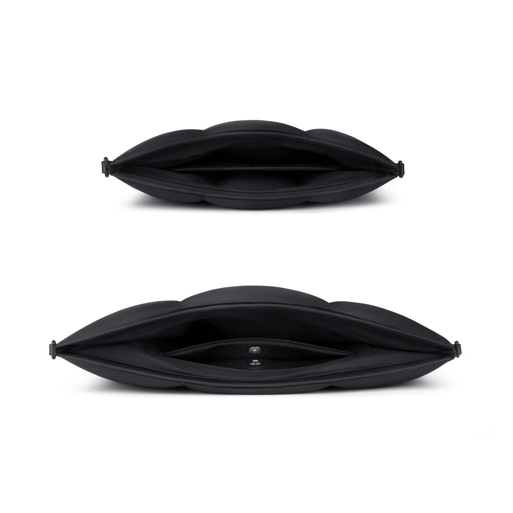 Comfyable Puffy Laptop Sleeve 13 Inch 14 Inch, Quilted Puffer Pillow Case with Strap Compatible for MacBook Air 13‘’ M4 2025 2024, MacBook Pro 13 Inch