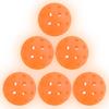 PATIKIL Glow In the Dark Pickleball Set of 6 Glow In the Dark 40 Hole Pickleballs with Mesh Bag for Indoor and Outdoor Orange Balls, Sports,