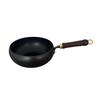 Heavy Duty Carbon Steel Wok Pan Nonstick Deep Round Fry Gas Stove Cooking Stir Soup