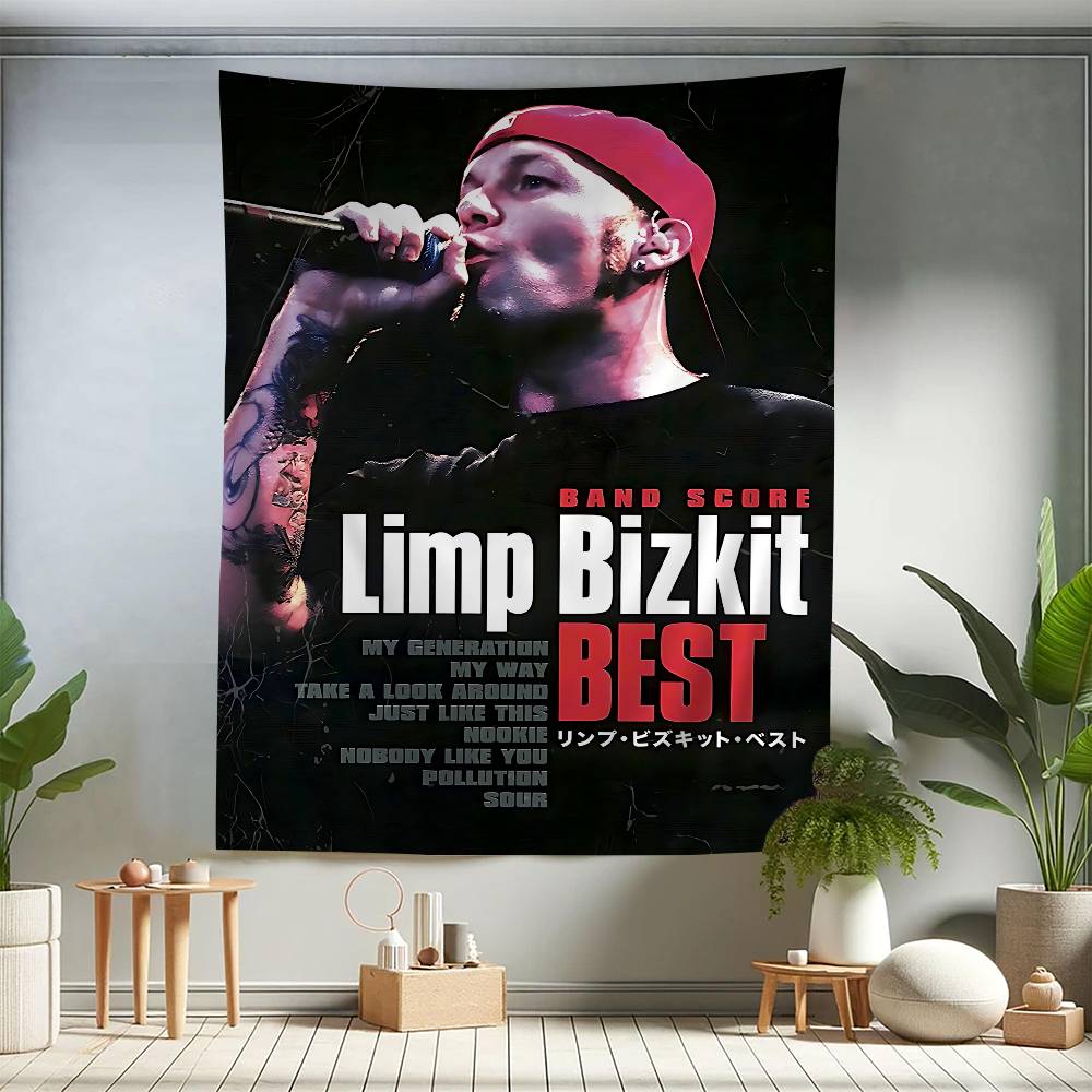 LLimp Band Bizkit Мультяшный Гобелен Искусство Научная Фантастика Комната Домашний Декор Настенное Полотно Листы
