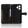 For TECNO Spark 40 4G Wallet Case Dot Pattern Imprint PU Leather Phone Cover with Wrist Strap