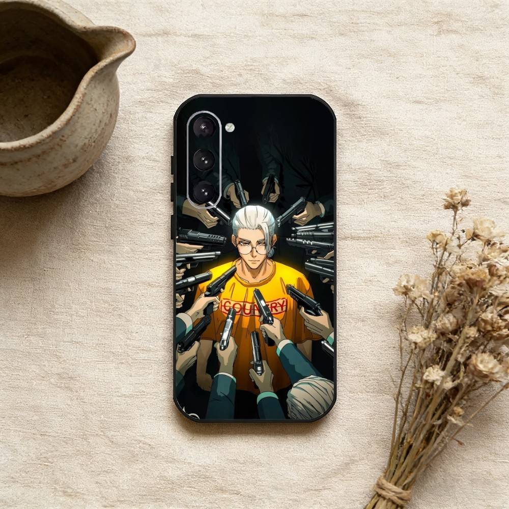 Чехол для телефона Sakamoto Anime DAY для Samsung Galaxy A73, A72, A71, A70, A52, A51 Другие Мягкий Черный Чехол