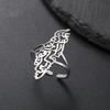 Palestine Open Ring Trendy Fashion Ethnic Adjustable Finger Ring Stainless Steel Jewelry Ring Gift for Women Men