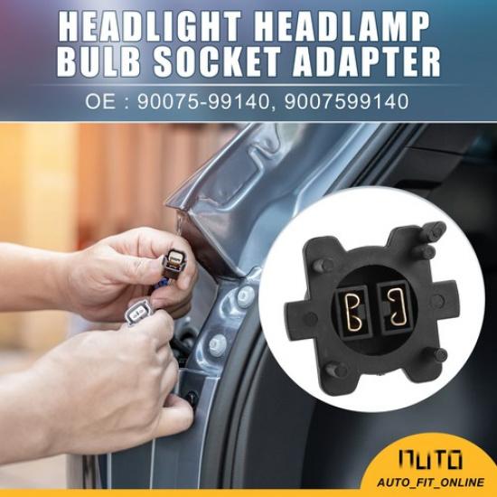 Headlight Headlamp Bulb Socket Adapter Single For Lexus ES300 ES330 02-04