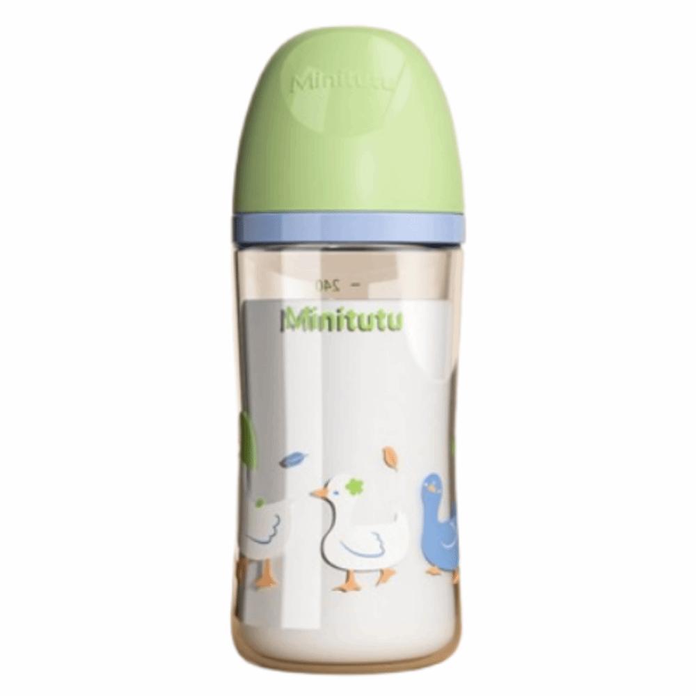 Cartoon Newborn Glass Bottle Wide Mouth Baby Milk Bottle Baby Feeding Bottle  Infant Feeding