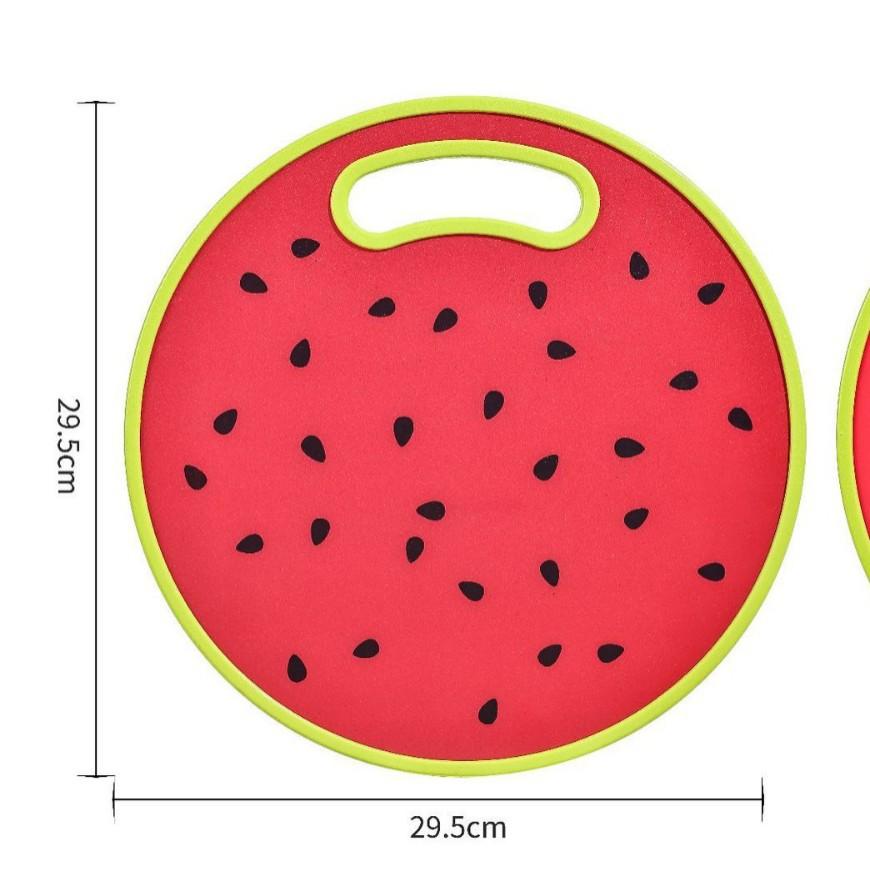 1pc, Chopping Board, Double Sided Cutting Board, Butcher Block, Watermelon Cutting Board, Board For Meat, Cheese, Bread, Vegetables And Fruits