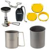 Набор SOTO Micro Regulator Stove Wind Master Set SOD-310TSYL для одной конфорки, с кружкой и крышкой, желтый.