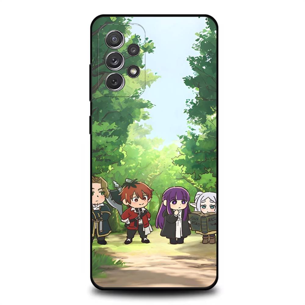 Чехол для телефона Frieren Sousou No F-Frieren для Samsung S 25,24,23,22,30,21,10,9,Ultra,Plus,Lite,FE,4,5G Черный Мягкий Чехол